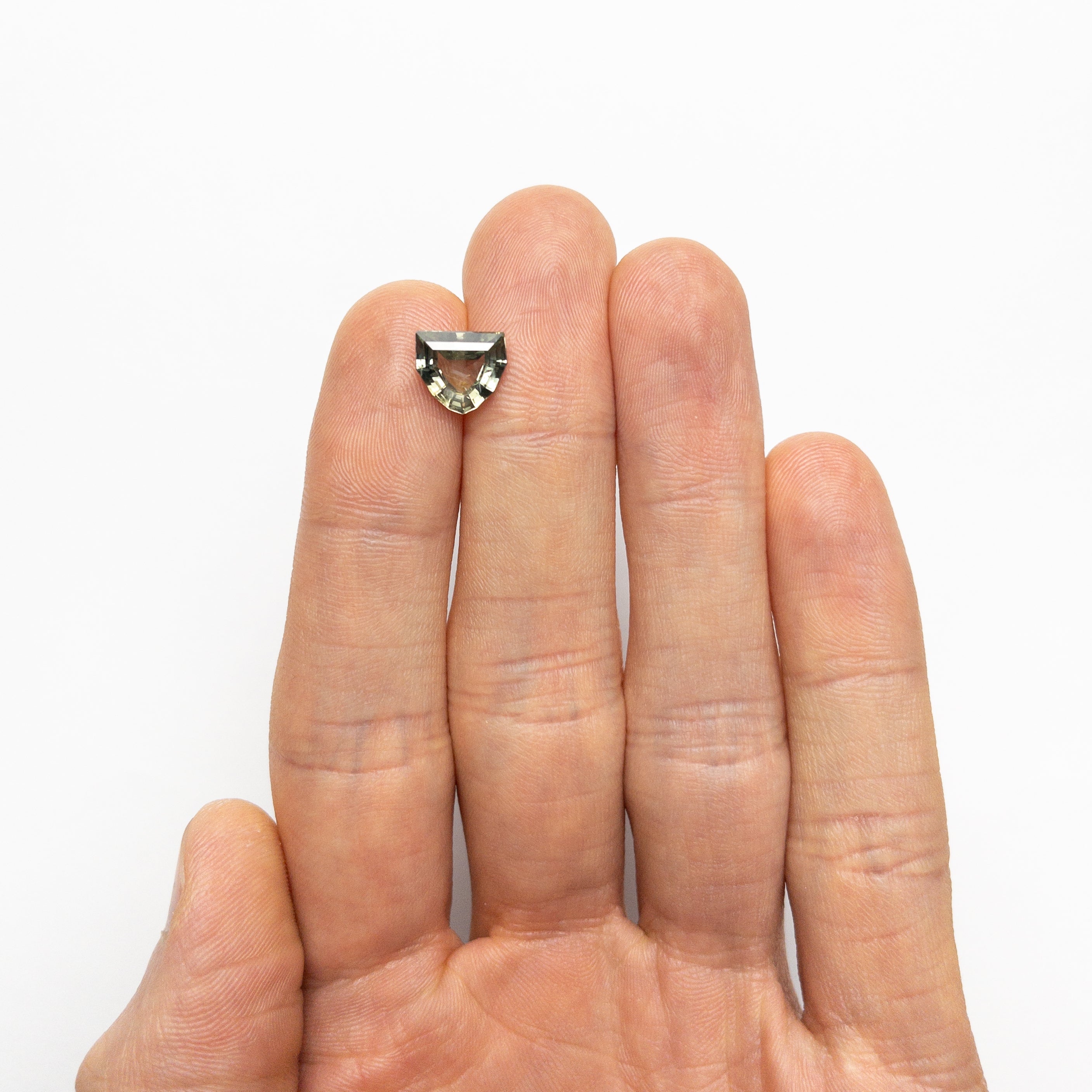 2.83ct Natural Shield Step Cut Blue Sapphire Gemstone - 9.33x8.38x4.28mm for Engagement Rings & Fine Jewelry Making