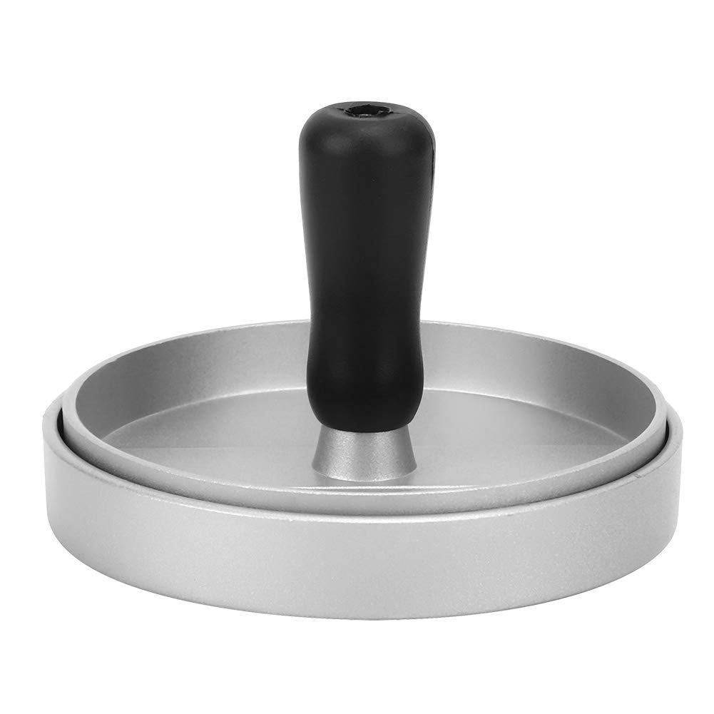 Stainless Steel Hamburger Press Patty Maker - Manual Burger Press Machine for Perfectly Shaped Patties, Kitchen BBQ Grill Tool - Great for Backyard Cookouts, Picnics, and Family Gatherings