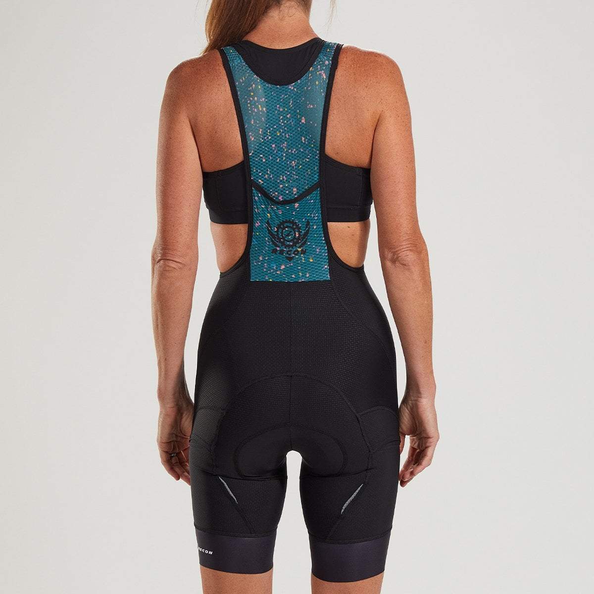Women's High-Performance Cycling Bib Shorts - Coal Black | Breathable & Comfortable for Road Biking, Indoor Training & Long-Distance Rides