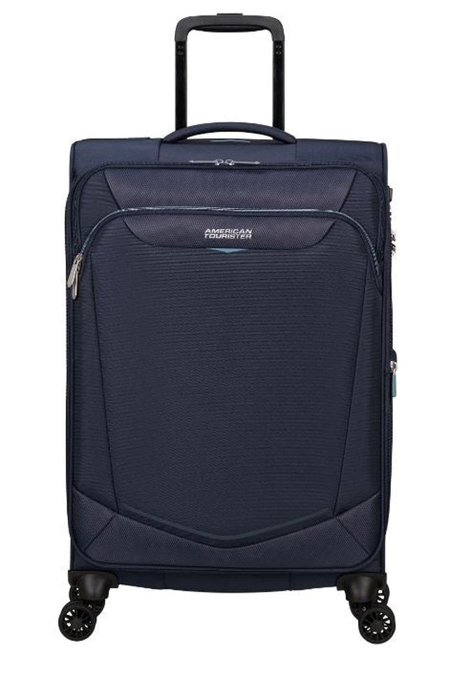 American Tourister SummerRide Spinner Medium Luggage - Lightweight Expandable Suitcase for Travel, Business & Vacations | Durable 4-Wheel Spinner Carry-On with TSA Lock