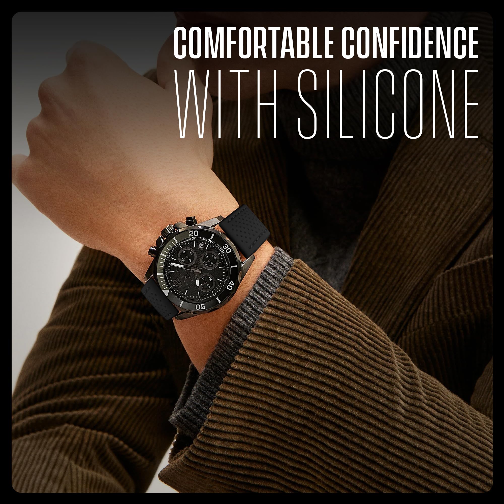 Premium Soft Silicone Adjustable Watch Band for Women & Men - Waterproof Quick Release Rubber Strap Compatible with Smartwatches & Regular Watches - Perfect for Sports, Fitness & Everyday Wear