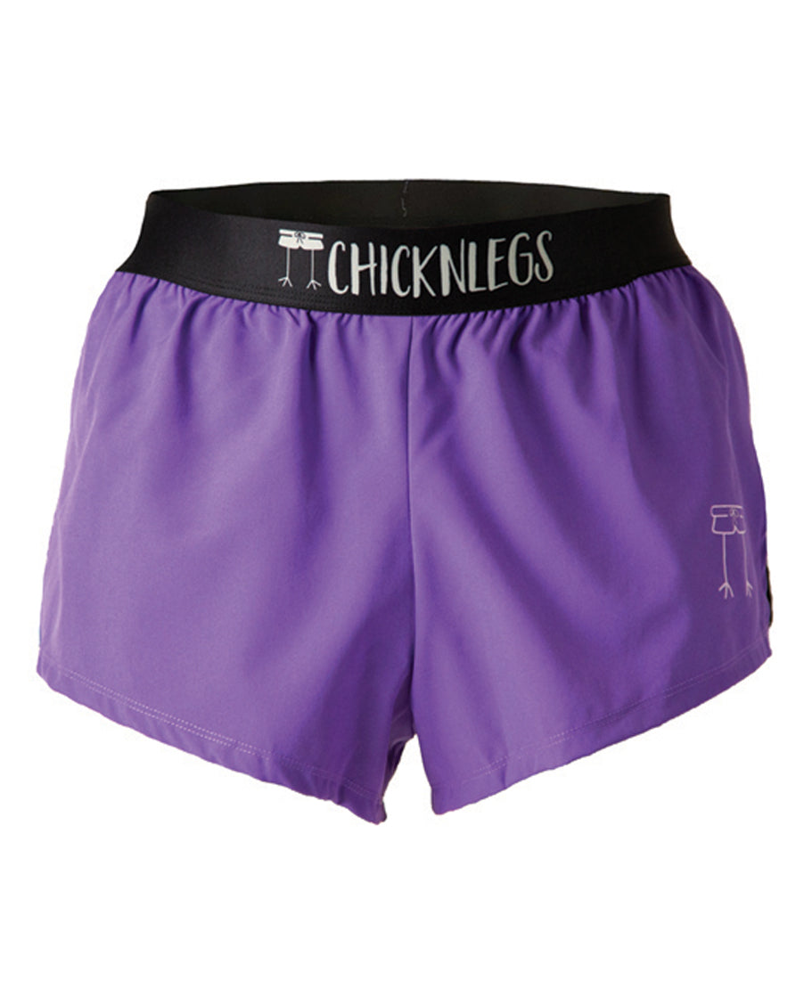 **Men's Purple 2 Split Running Shorts - Lightweight & Breathable for Gym, Jogging & Workouts**