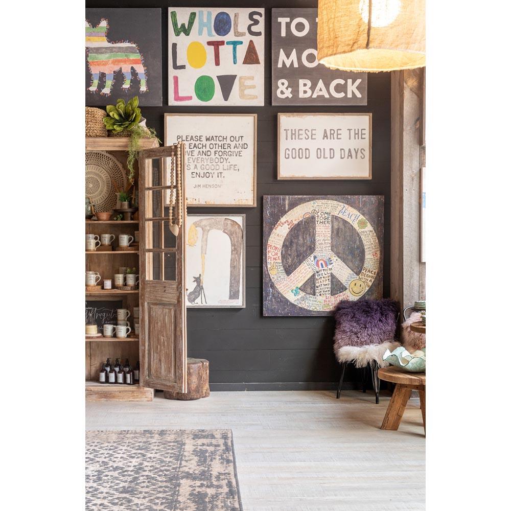 PEACE Art Print - Inspirational Wall Decor for Home, Office & Gifts - Perfect for Living Room, Bedroom & Meditation Space