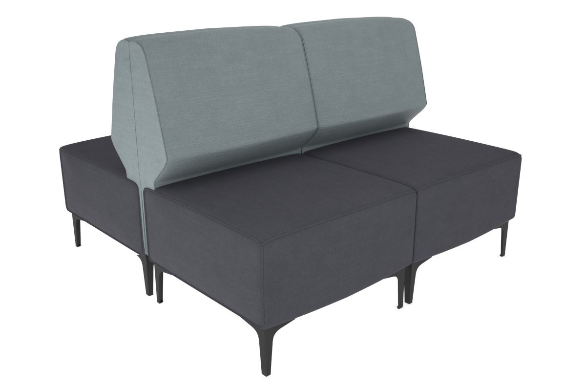 4-Seater Back to Back Outdoor Patio Lounge Set - Waterproof Wicker Conversation Sofa for Poolside, Deck, Garden & Backyard Relaxation