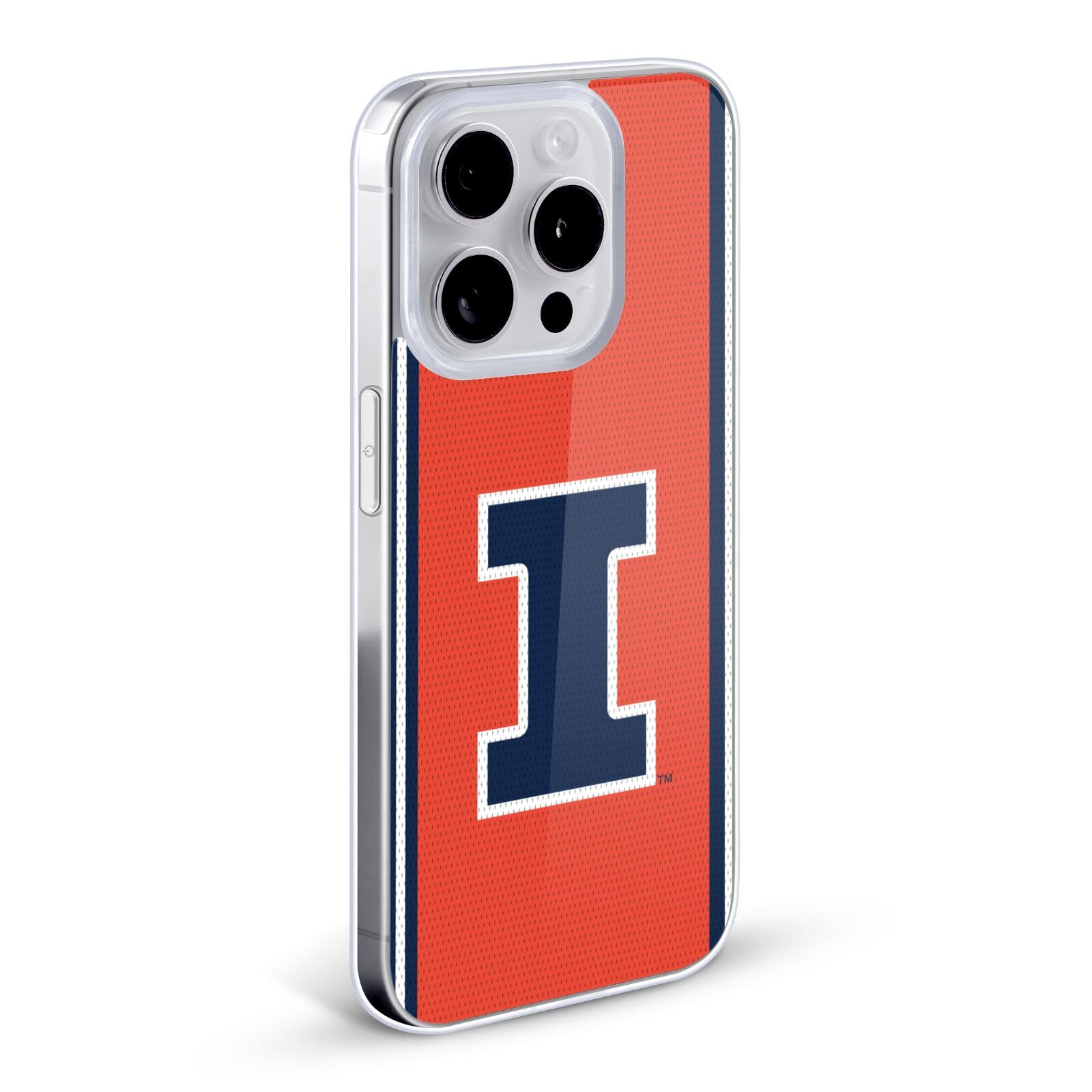 Officially Licensed University of Illinois U of I Football Jersey iPhone X/Xs Case - Soft Gel Protective Cover for Apple iPhone X & Xs - Perfect for Game Day, School Pride & Everyday Use