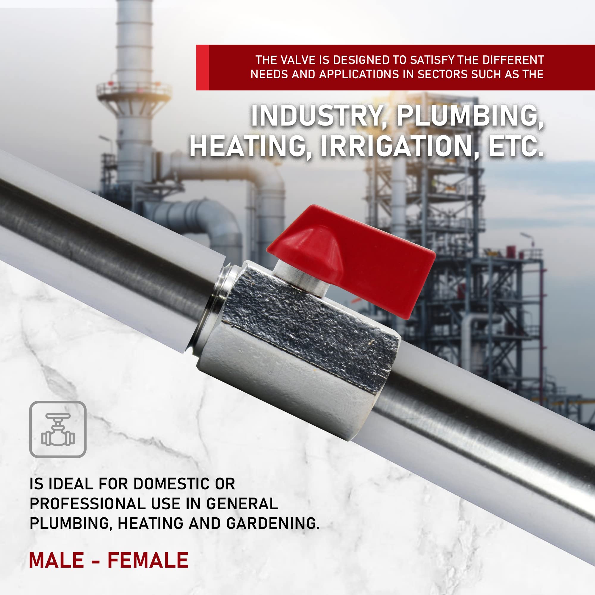 DOJA Barcelona Mini Ball Valve | 3/8