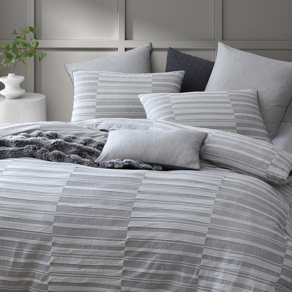 Premium Balmoral Ash Quilt Cover Set - Queen Size Bedding with Soft Cotton Fabric for Cozy Sleep | Perfect for Master Bedroom, Guest Room & Hotel Decor