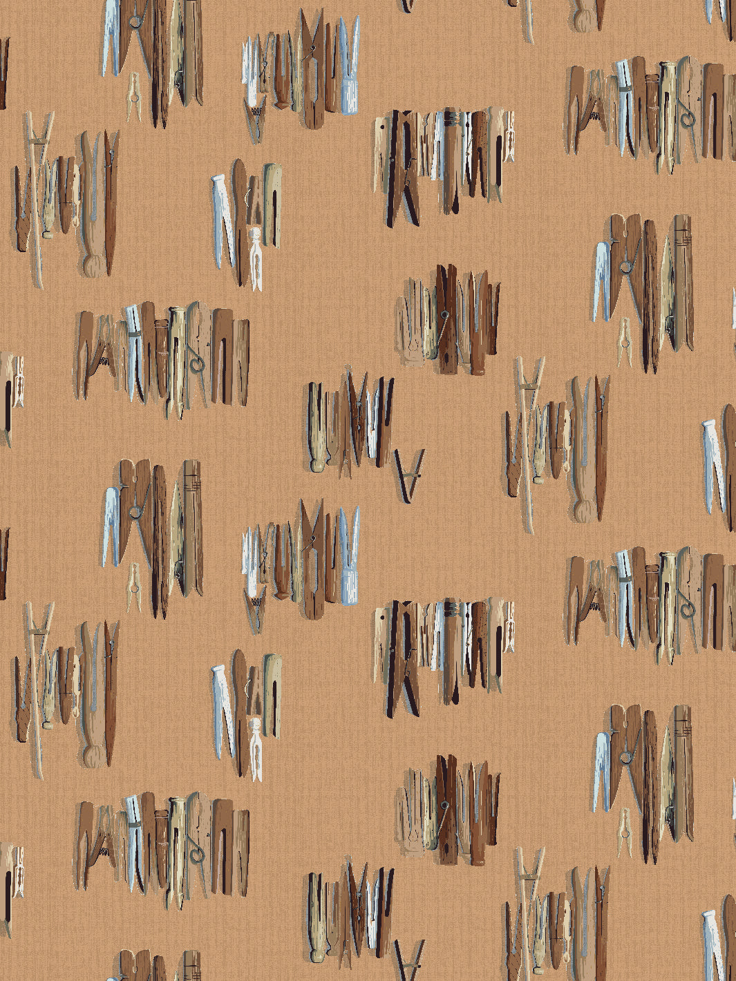 Sarah Jessica Parker 'Laundry Line' Wallpaper - Vintage Floral Peel and Stick Wallpaper for Bedroom, Bathroom, and Kitchen Decor | Easy DIY Home Renovation