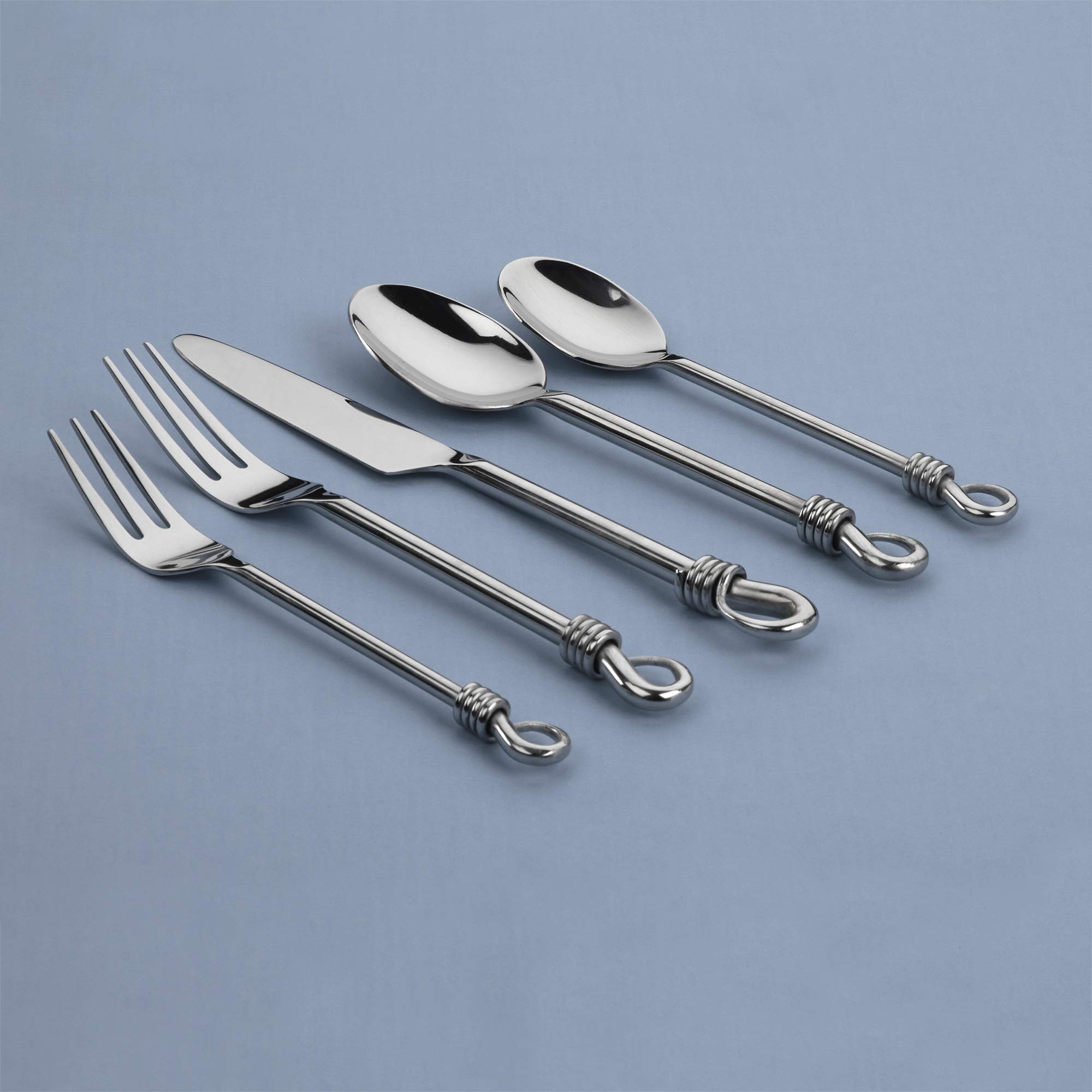 20-Piece Stainless Steel Flatware Set - Gala Collection - Polished Silverware for 4 - Kitchen Cutlery Utensils (Knife, Fork, Spoon) - Dishwasher Safe - Perfect for Dinner Parties, Weddings & Everyday Dining