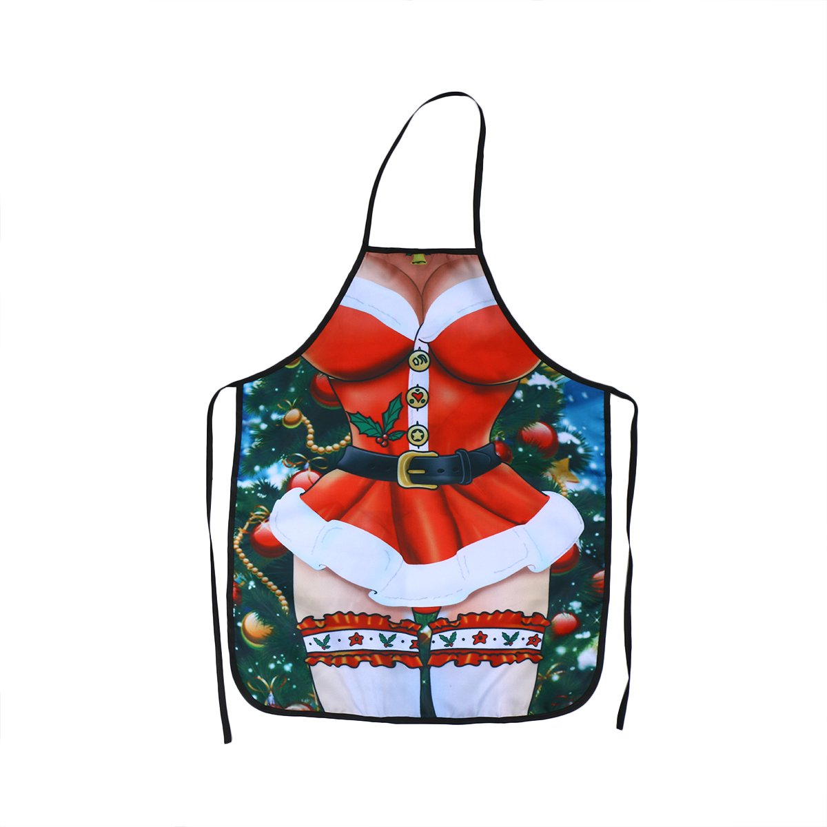 Funny Printed Personality Aprons - Santa, Anime & Cartoon Designs - Creative Character Series for Cooking & Baking | Perfect for Christmas Gifts, Cosplay, Kitchen Parties & Themed Events