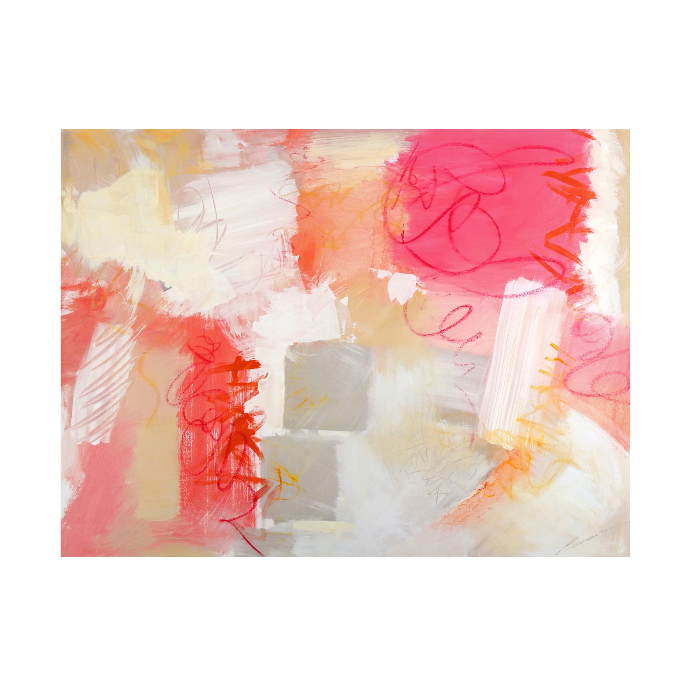 Hopeful Journeys Canvas Wall Art by Beau Wild – Handmade Landscape Painting for Living Room, Bedroom & Office Decor – Inspirational Home & Gift Idea