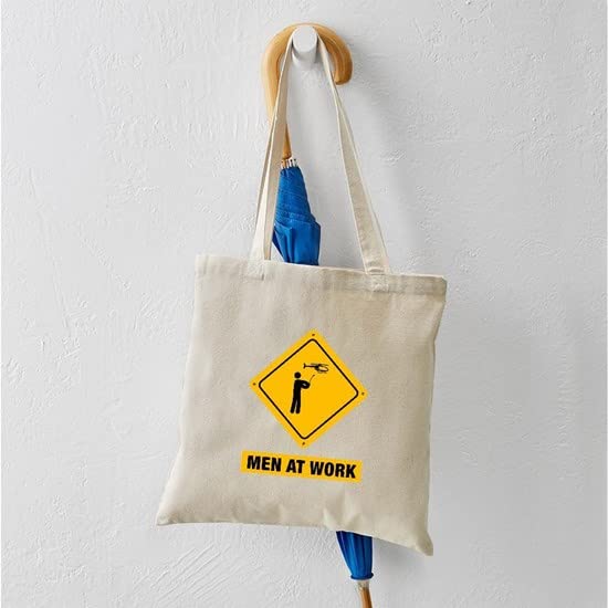 RC Helicopter Tote Bag - Natural Canvas Reusable Shopping Bag for Groceries, Beach & Everyday Use | CafePress