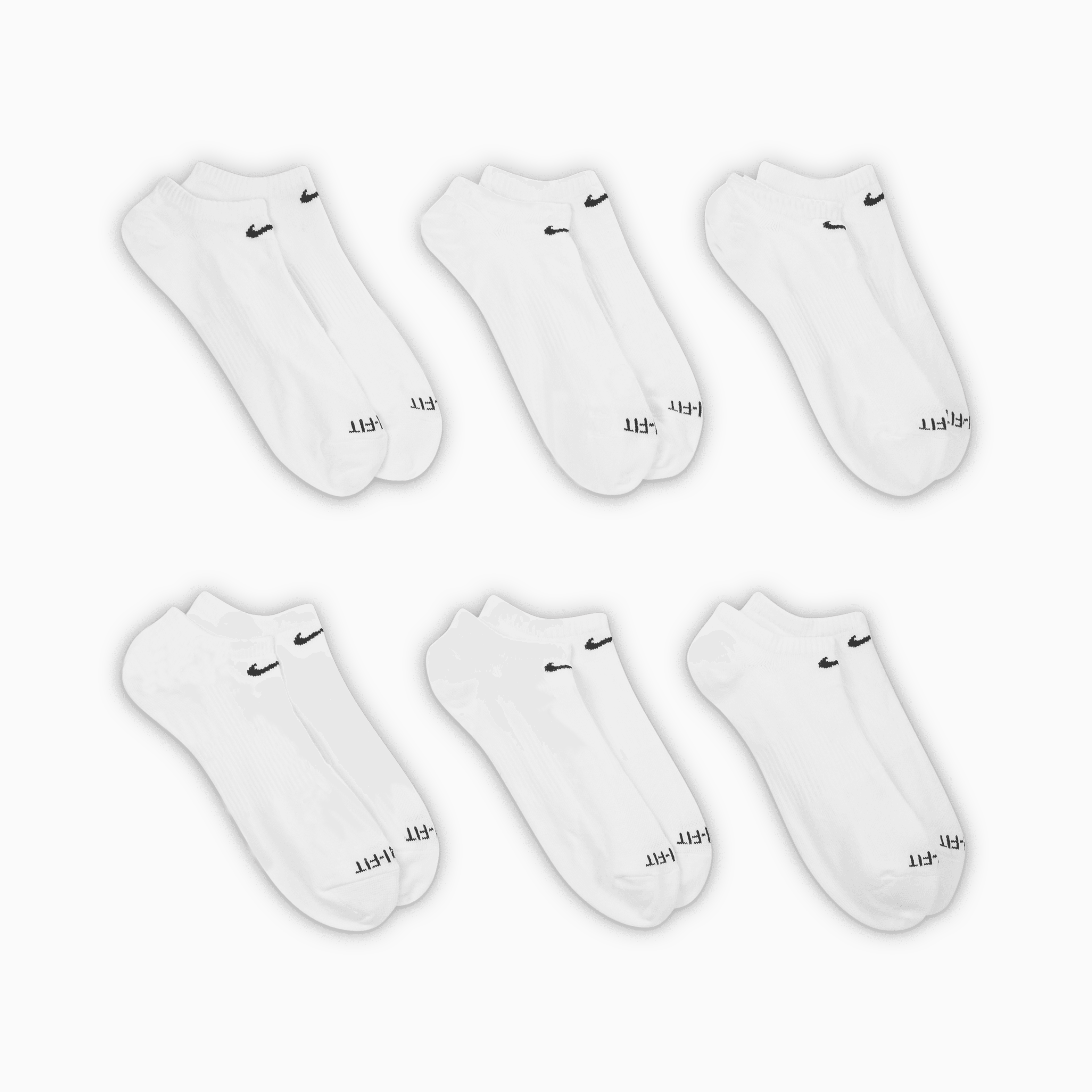 Everyday Plus Lightweight Comfortable Socks (6 Pairs Pack) - Perfect for Running, Hiking & Daily Wear