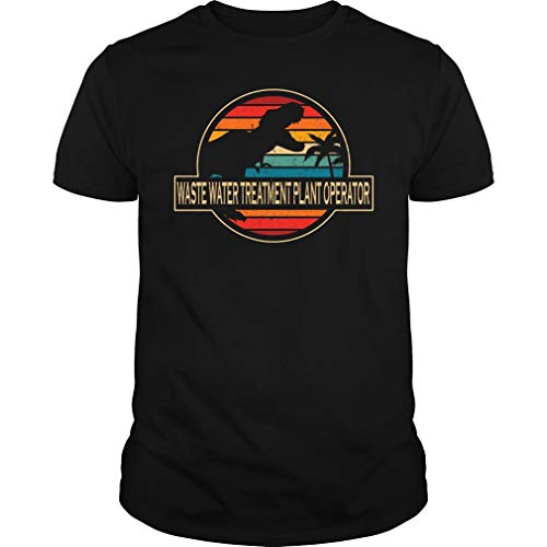 Waste Water Treatment Plant Operator Dinosaur T-Shirt - Funny Unisex Graphic Tee for Men & Women - Perfect for Work, Gifts & Casual Wear
