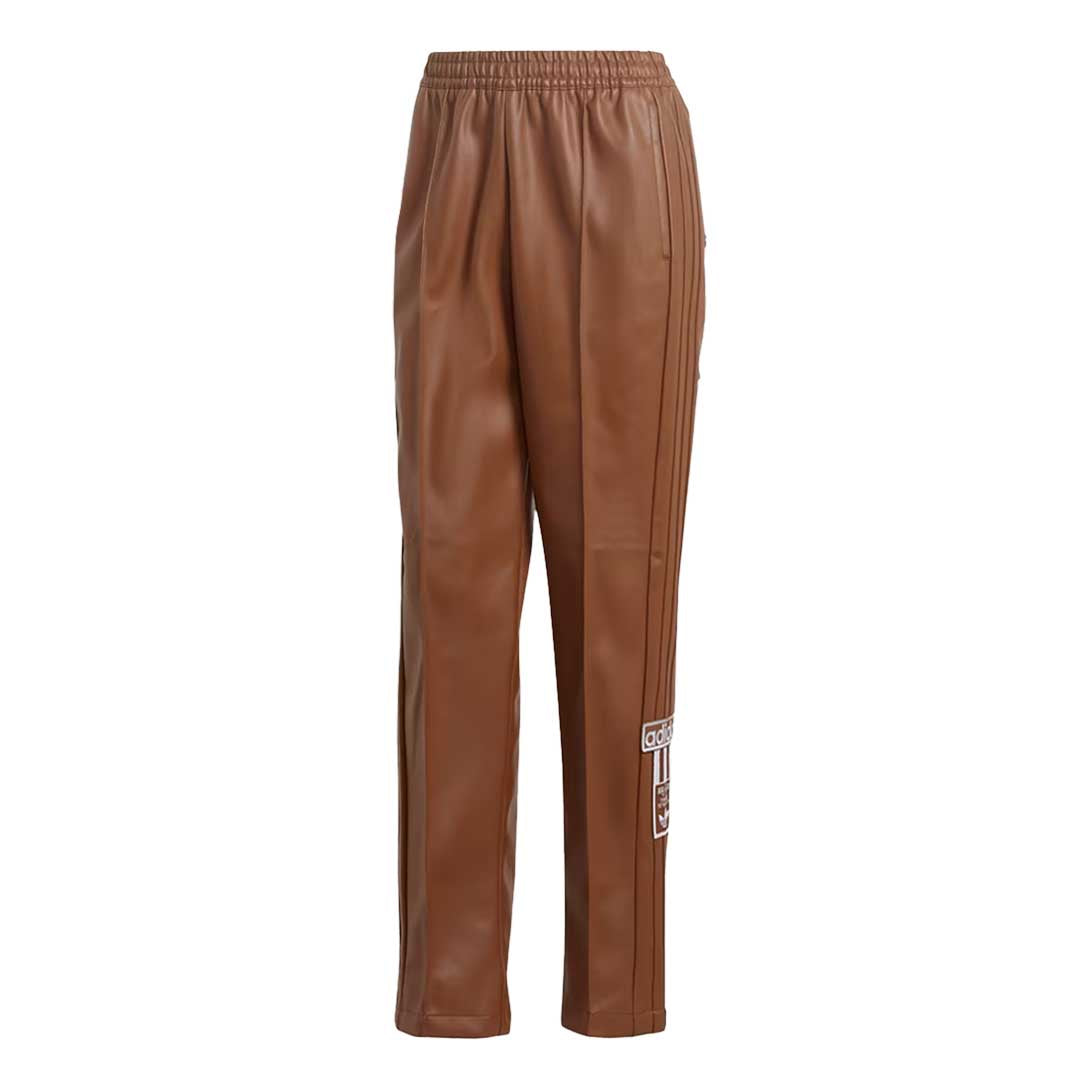 Adidas Women's Centre Stage Faux Leather Pants (II6098) - Stylish High-Waisted Leggings for Workout, Yoga & Night Out Fashion