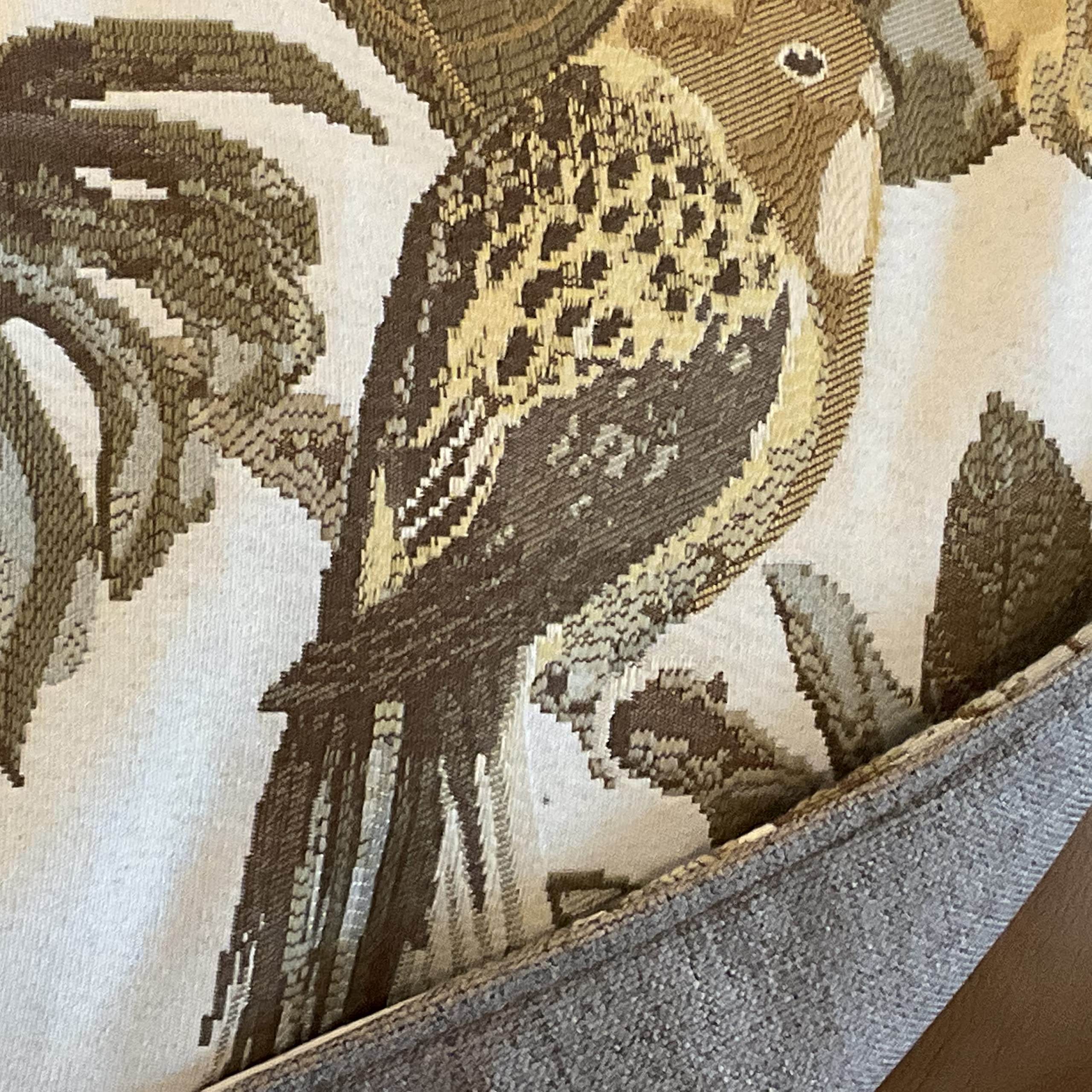 Floral Tropical Reversible Headrest Cover - Furniture Slipcover Protector for Sofas, Loveseats, Recliners, Theater & Office Chairs, RV - Home Decor Accent for Living Room, Bedroom, and Travel