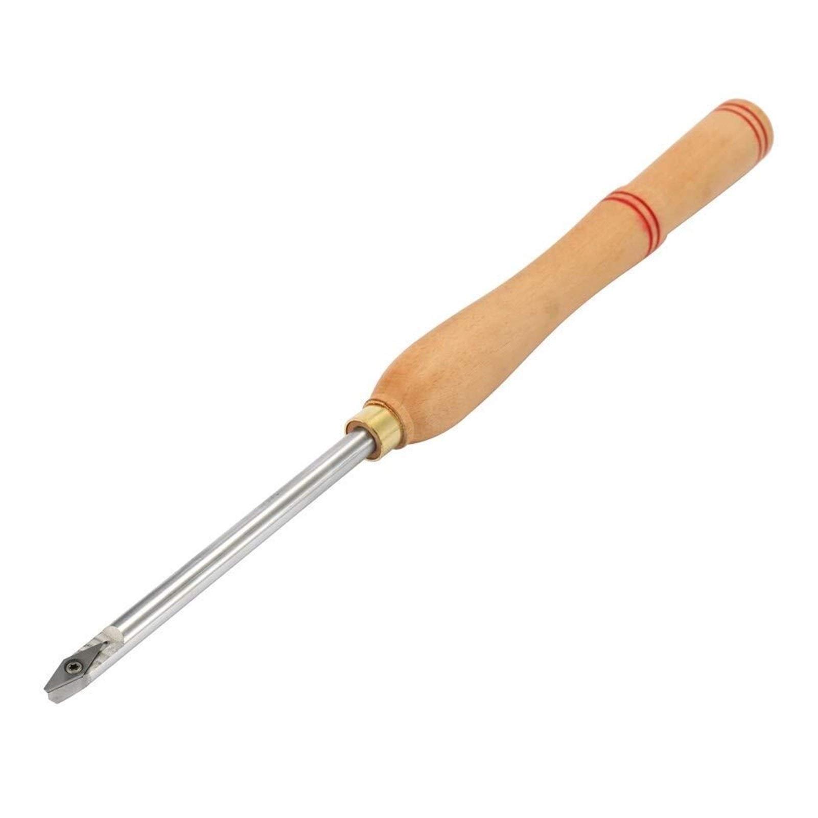 Premium Carbide Mini Turning Tool Set - High-Quality Alloy Steel Lathe Wood Turning Tools with Carbide Inserts & Wrench Cutter | Square Shank & Ergonomic Wood Handle for Woodworking | Perfect for DIY Projects, Furniture Making & Craftsmanship