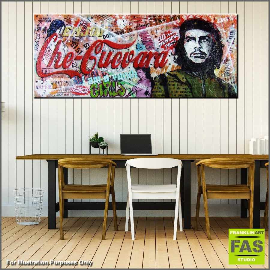 Urban Pop Che Guevara Graphic T-Shirt - Vintage Revolution Style for Men & Women - Perfect for Casual Wear, Street Fashion & Political Statement
