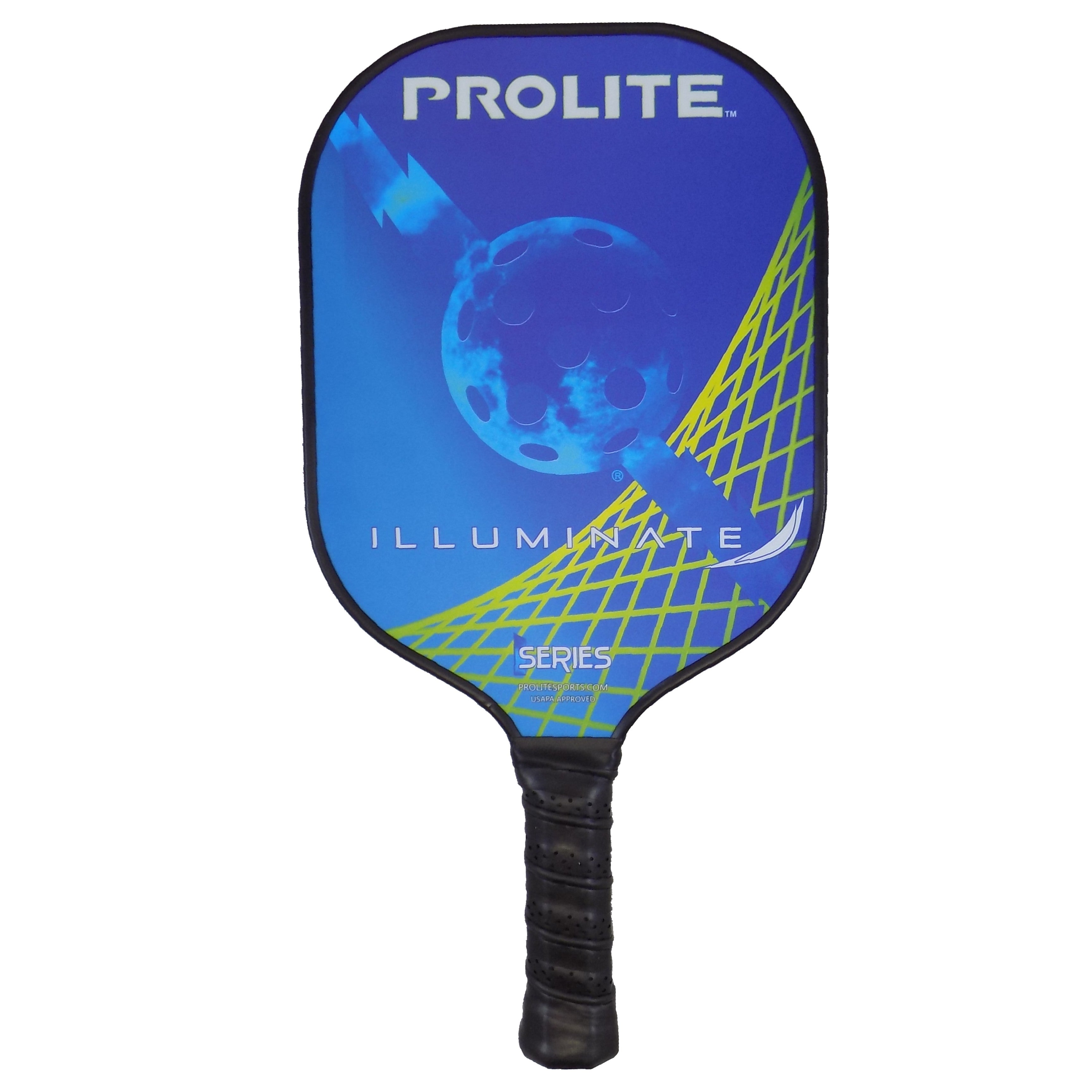 PROLITE Illuminate 2.0 I Series Pickleball Paddle - Lightweight Carbon Fiber Paddle for Competitive Play | Perfect for Indoor & Outdoor Court Games, Tournaments & Practice Sessions