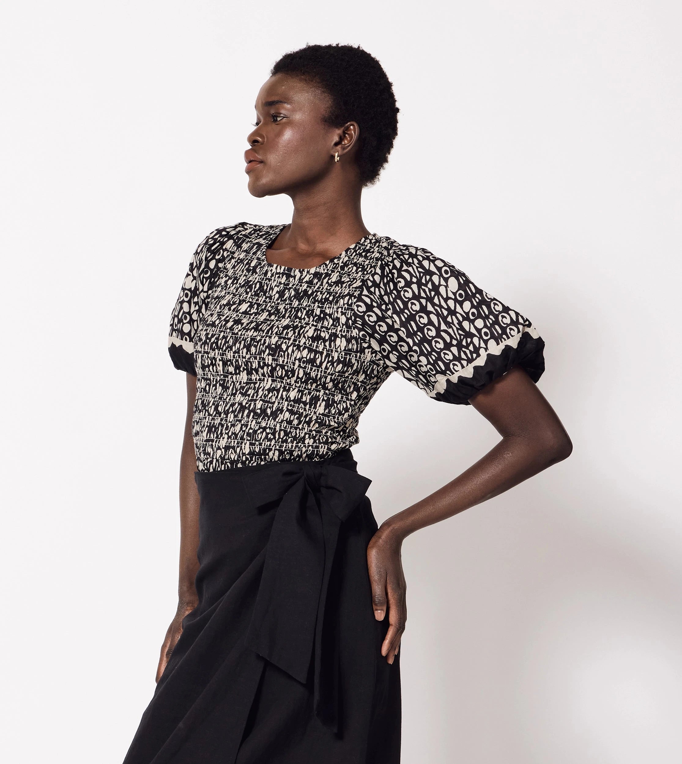 Roberta Top | Paseo Women's Casual Blouse - Perfect for Office Wear, Date Night & Summer Outfits