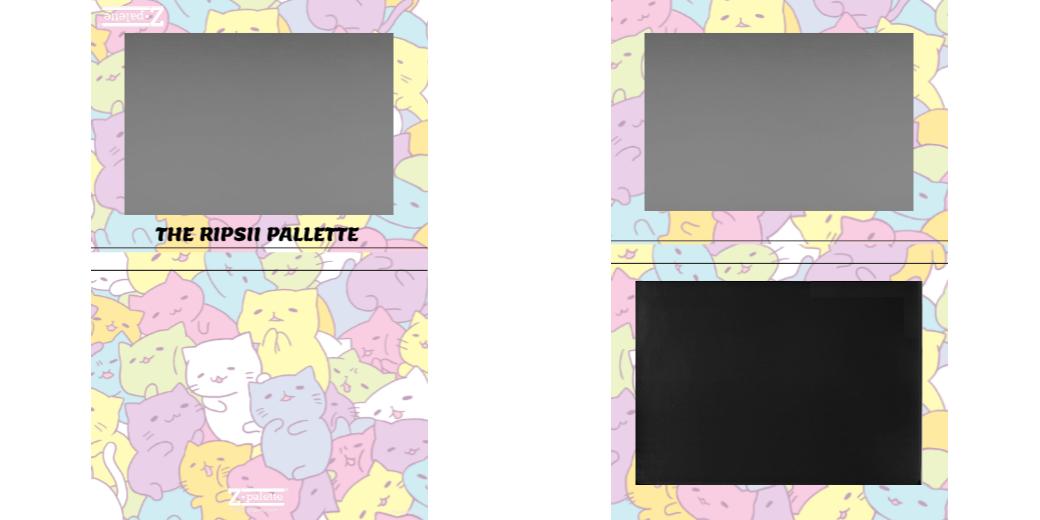 Custom Extra Large Magnetic Z Palette for Makeup - Perfect for Professional Artists & Travel Makeup Organizer