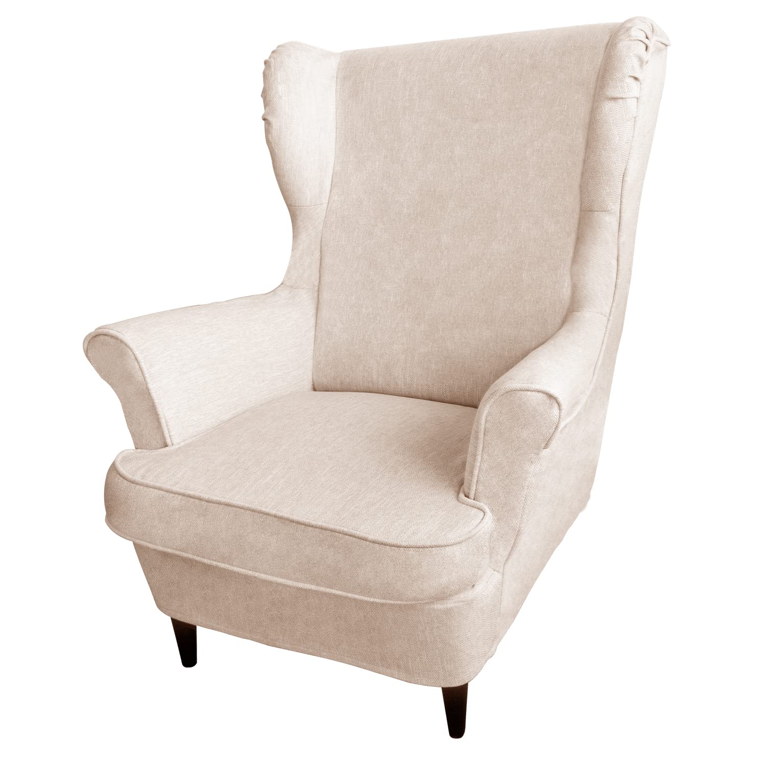 CRIUSJA IKEA Strandmon Armchair Cover - Stretchable Sofa Slipcover for Living Room (8018-3) - Perfect for Home Decor, Pet Protection & Furniture Refresh
