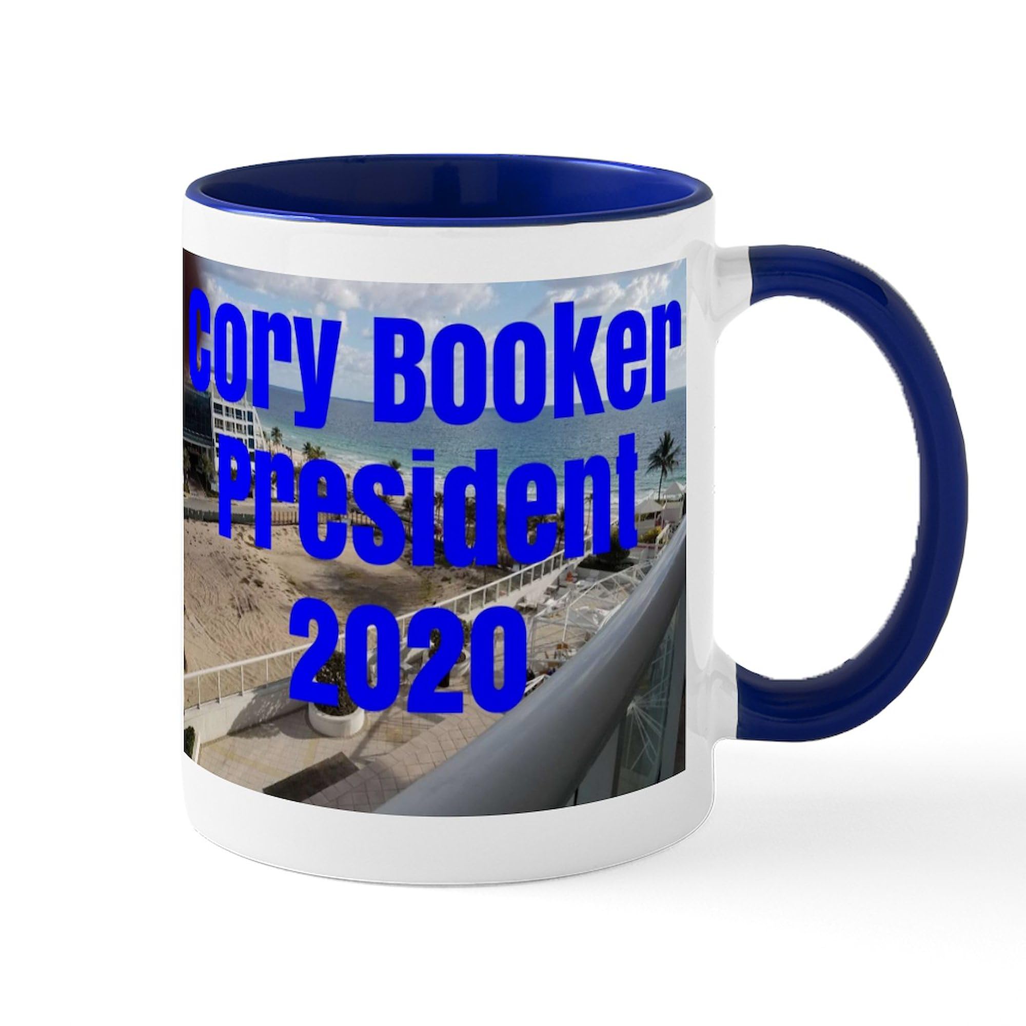 Cory Booker 11 oz (325 ml) Ceramic Coffee Mug - Perfect for Tea, Hot Chocolate & Office Use - Great Gift for Political Supporters & Coffee Lovers