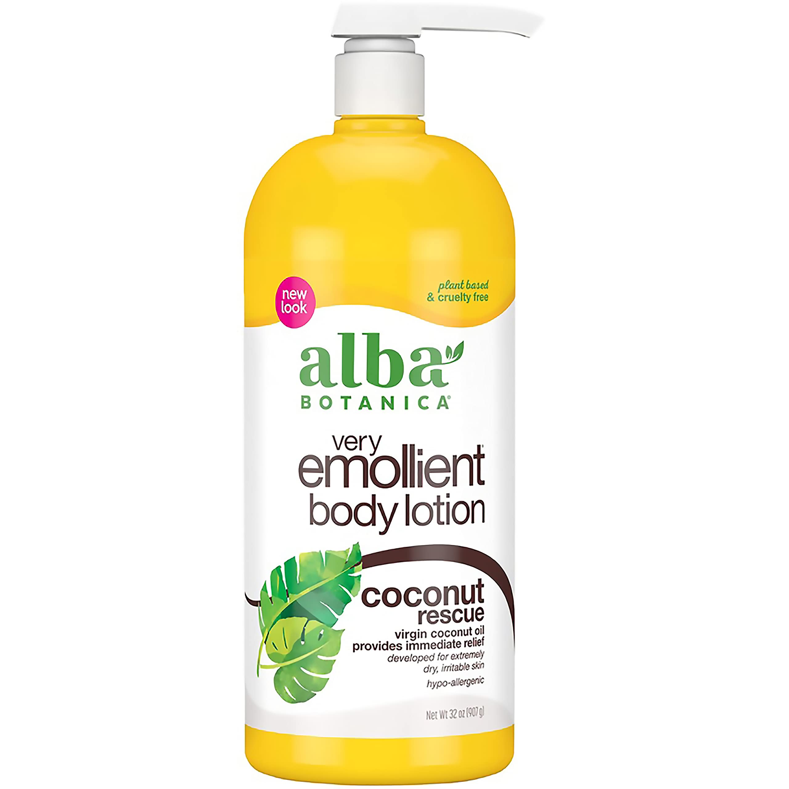 Alba Botanica Coconut Rescue Body Lotion & Body Wash Bundle, 32 Oz Each - Hydrating & Moisturizing for Dry Skin - Perfect for Shower & Daily Skincare Routine