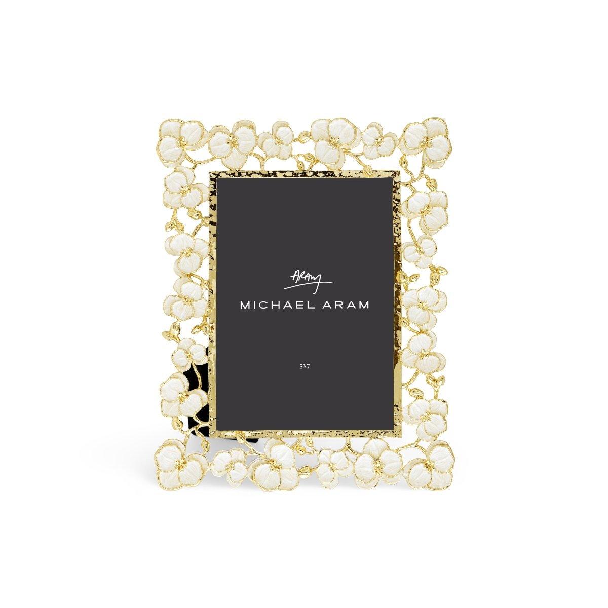 Elegant Orchid Sculpted 5x7 Photo Frame - Perfect for Wedding Photos, Home Decor & Gift Giving