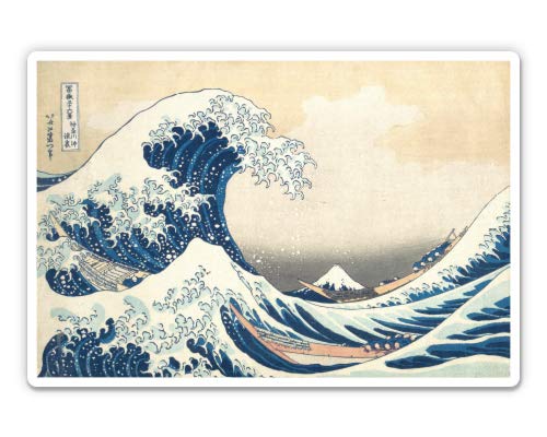 Squiddy The Great Wave Vinyl Sticker Decal - Waterproof, Durable 3