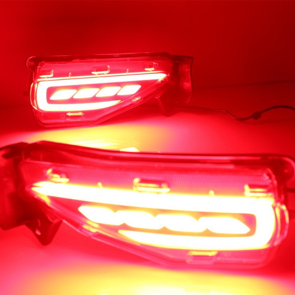 LED Brake Lights & Turn Signal Lights for Toyota Fortuner 2016-2019 - Bright Safety Warning Lights for Night Driving | Easy Installation & Enhanced Visibility on Highways & City Roads