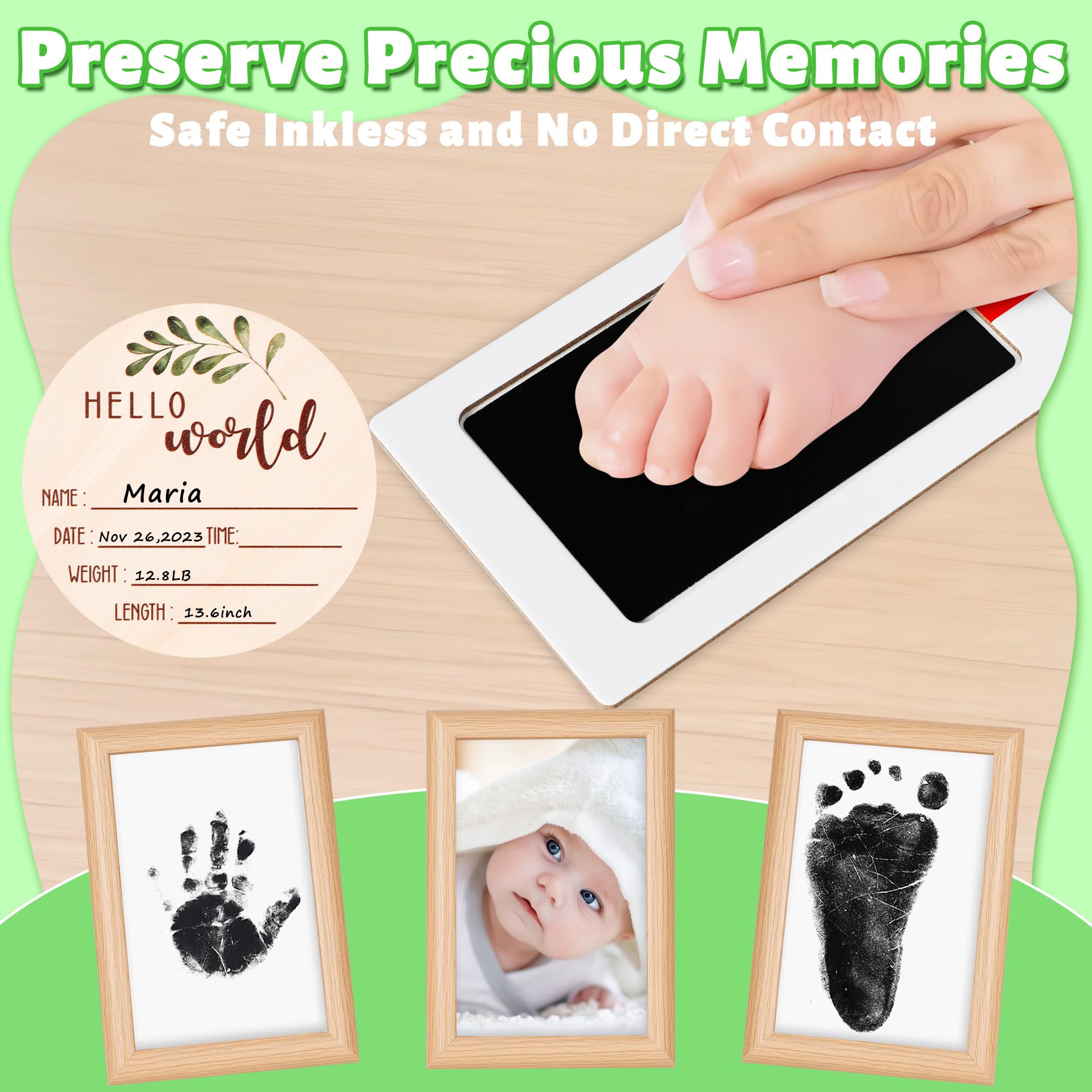8PCS Baby Shower Gift Set for Newborn Girls & Boys - Soft Baby Blankets, Funny Socks, Keepsake & Milestone Cards - Unique Newborn Essentials Gift for Baby Showers, Birthdays & Welcome Home Celebrations