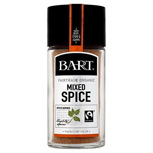 Bart Fairtrade Organic Mixed Spice - 30g | Premium All-Natural Seasoning Blend for Baking, Cooking & Tea | Perfect for Pumpkin Pie, Curry & Chai Latte