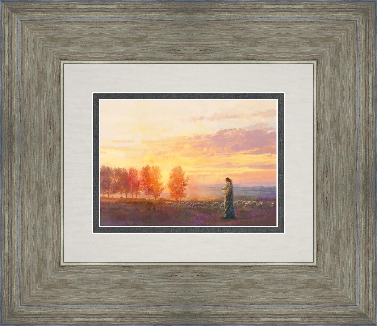 Eventide By Yongsung Kim - Premium Christian Wall Art for Home & Church Decor | Inspirational Bible Verse Canvas Painting | Perfect for Living Room, Bedroom & Worship Spaces