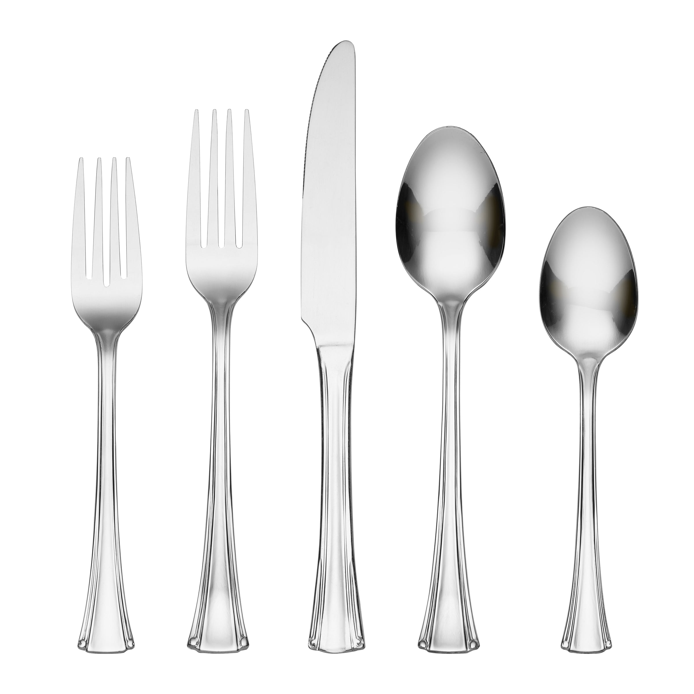 Avalon 20-Piece Stainless Steel Flatware Set - Elegant Silverware for Everyday Dining, Dinner Parties & Wedding Gifts | Durable & Dishwasher Safe Cutlery Set