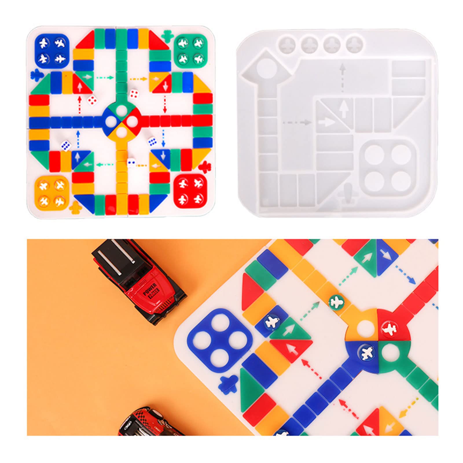 Premium Resin Silicone Molds for DIY Chess Board Casting - Educational Epoxy Molds for Board Games, Home Decor & Unique Gifts | Perfect for Family Game Nights, DIY Craft Projects & Holiday Gift Giving