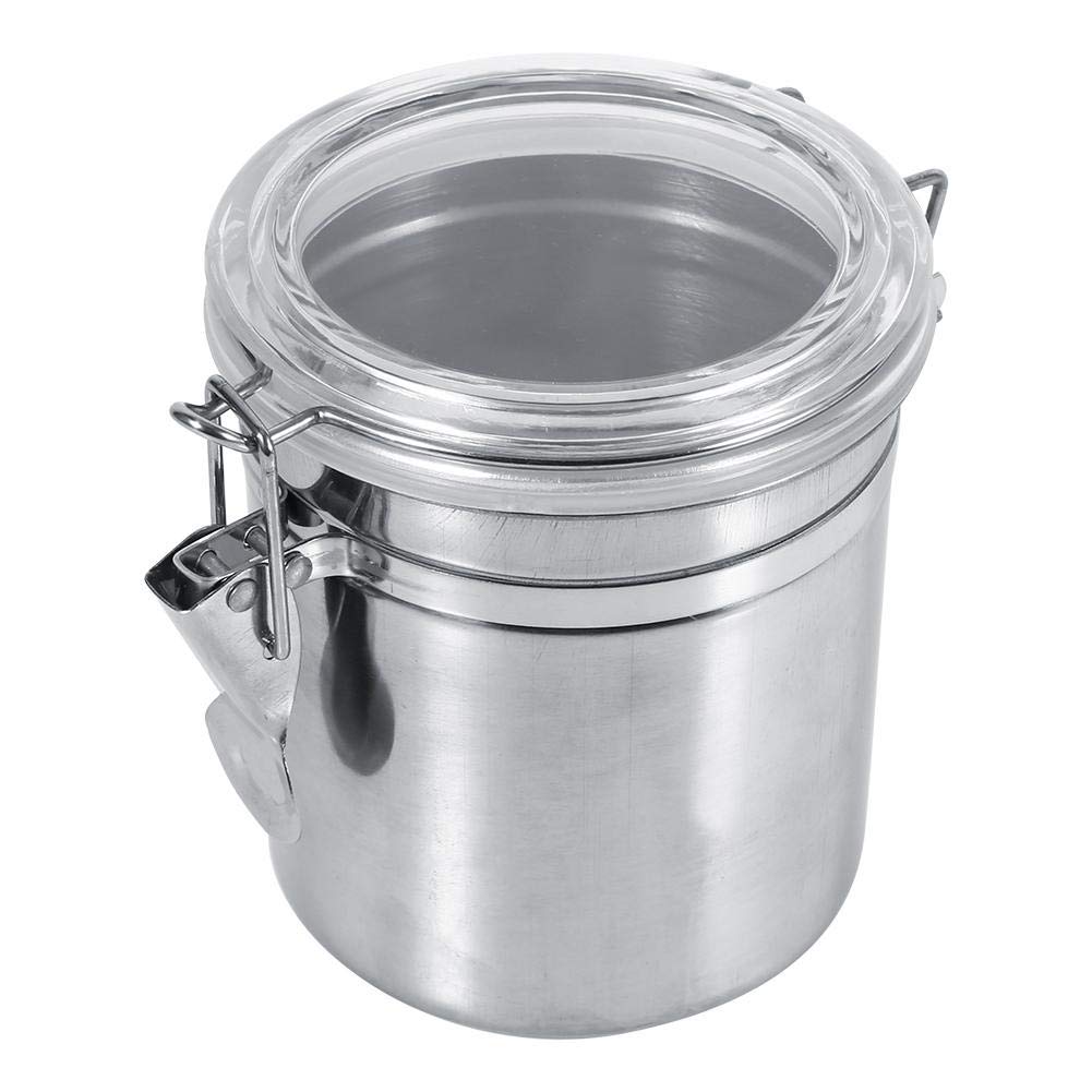 Vacuum Food Storage Canisters for Kitchen - Stainless Steel Container for Coffee, Tea & Powder Storage - Ideal for Pantry Organization