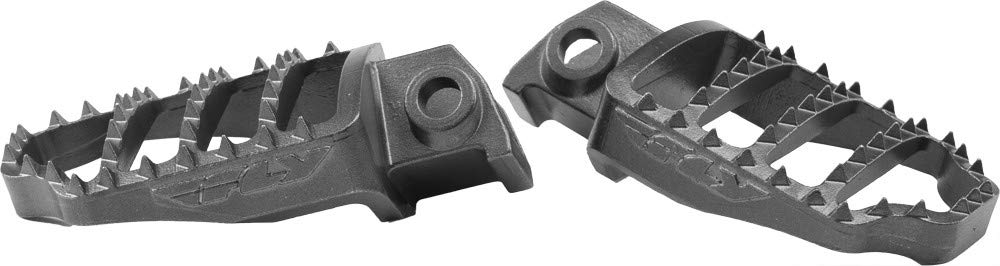 Fly Racing 567-9033 Durable Motorcycle Foot Pegs - Replacement Footpegs for Dirt Bikes & ATVs - Enhanced Grip & Comfort for Off-Road Riding & Racing
