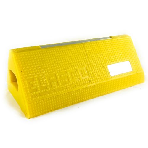 Heavy Duty Wheel & Aircraft Chocks with Glow Light, Reflective Tape & Rope - Perfect for Airplane Parking, Boat Storage, RV & Truck Safety