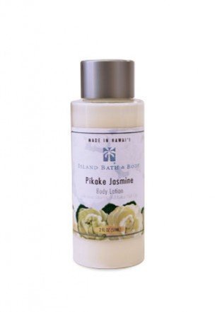 Hawaiian Pikake Jasmine Body Lotion - 2 fl oz Travel Size Moisturizer for Dry Skin | Island Bath and Body Care | Perfect for Vacation, Gym Bag & On-the-Go Hydration