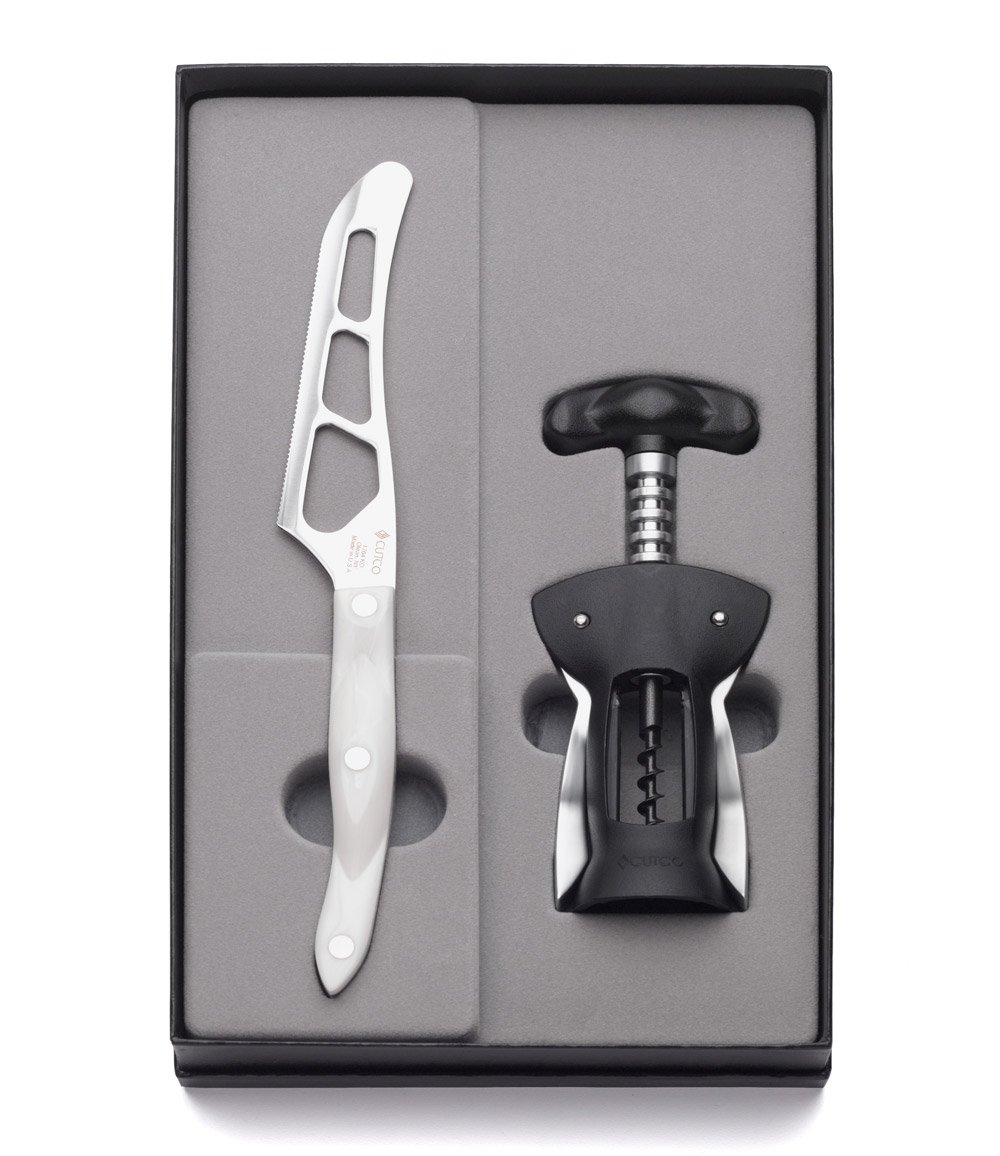Premium Cutco Wine & Cheese Gift Set - Stainless Steel Knives & Serving Tools for Wine Lovers - Perfect for Dinner Parties, Anniversaries & Housewarming Gifts