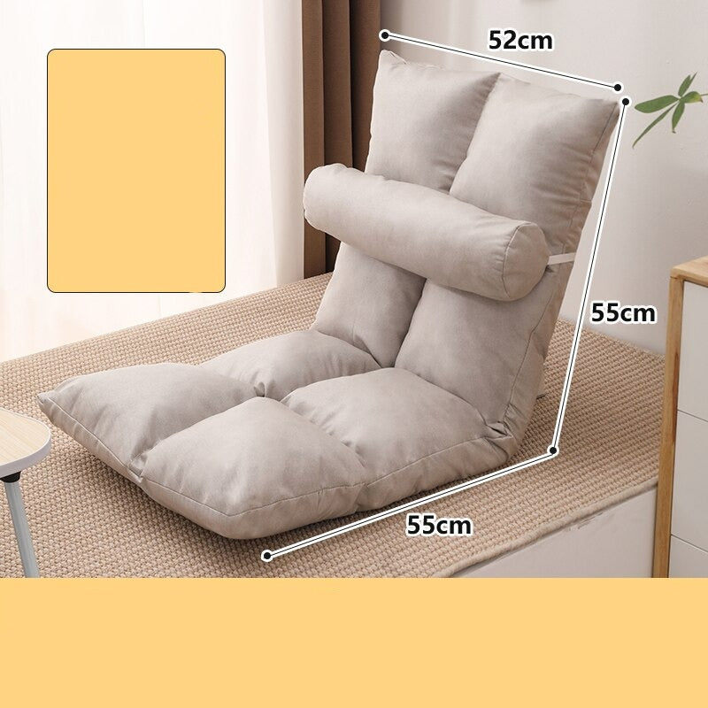 Comfortable Tatami Foldable Recliner Sofa Chair - Adjustable Backrest for Living Room, Bedroom & Outdoor Relaxation | Perfect for Lounging, Napping & Reading