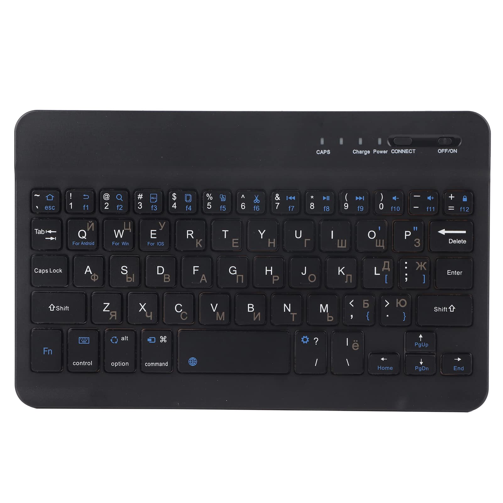 Ultra Thin 7 Inch Portable Wireless Keyboard for Laptop, PC, Tablet - Perfect for Travel, Office & Home Use