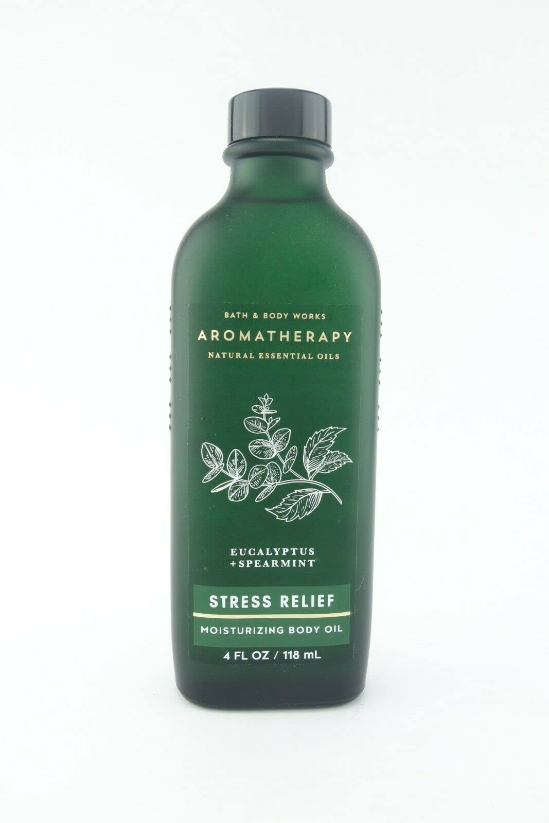 Bath & Body Works Aromatherapy Moisturizing Body Oil 4 fl oz - Eucalyptus Spearmint Scent for Relaxation & Stress Relief | Perfect for Massage, Spa, and Self-Care Routine