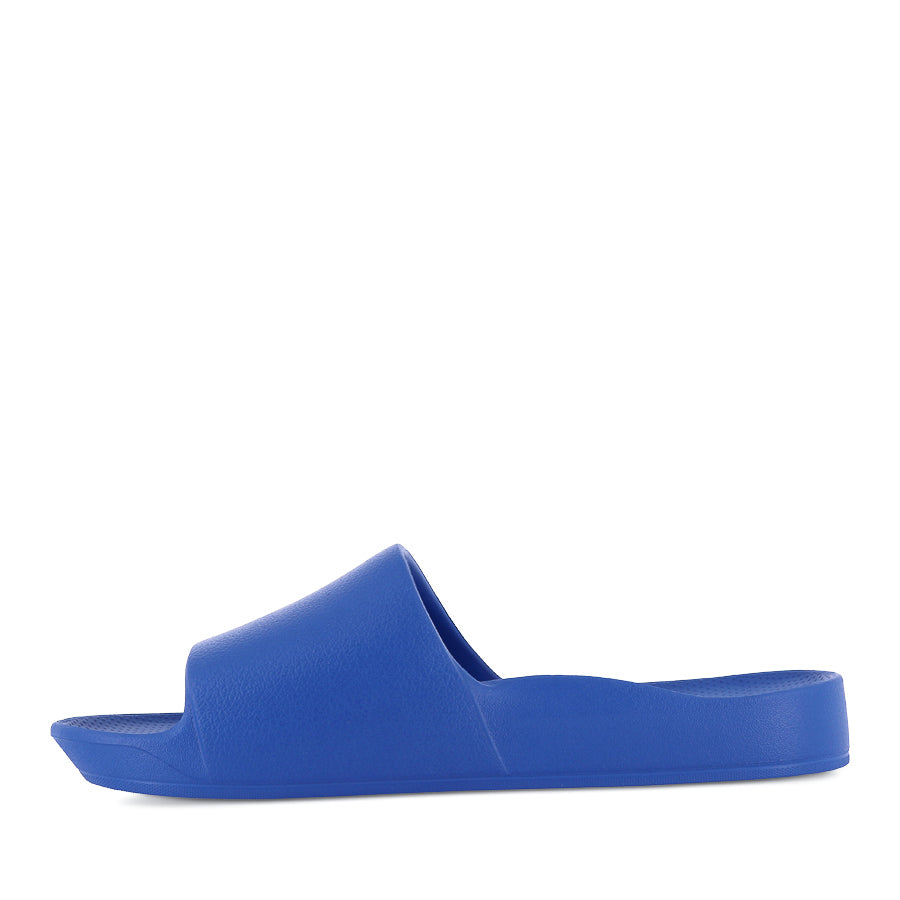 Comfortable Arch Support Slides in Capri Blue - Perfect for Indoor, Outdoor, and Post-Workout Relaxation