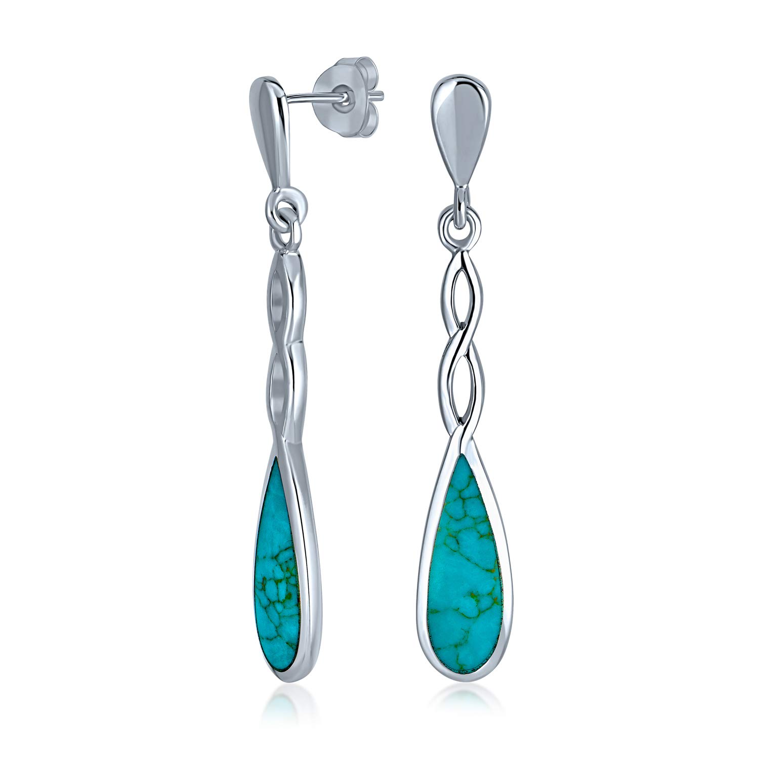 Celtic Love Knot Earrings - .925 Sterling Silver Dangle for Women & Teens | Western Jewelry Gift