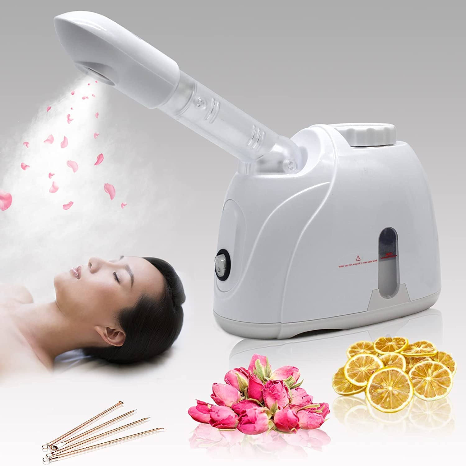 StancyKing Professional Steam Inhaler for Cold & Cough Relief - Portable Facial Steamer for Home Use - Soothe Sinus Congestion & Hydrate Skin