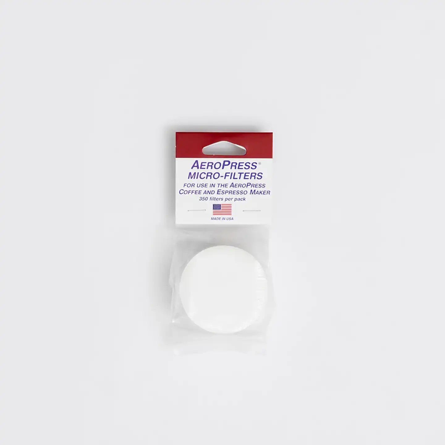 AeroPress Micro Filter Paper - 350 Pack, Premium Coffee Filters for AeroPress Go & Original, Perfect for Travel, Camping & Home Brewing