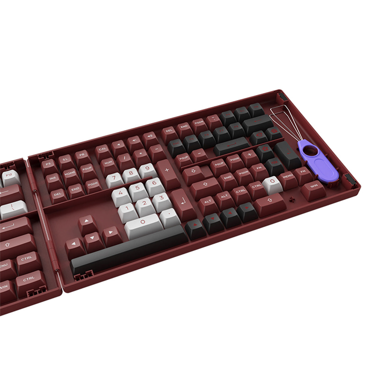 Akko Chicago Fullset PBT Doubleshot ASA Profile 158-Piece Keycaps - Perfect for Mechanical Keyboards, Gaming & Typing