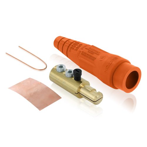 18 Series Cam Type Detachable Plugs - 2/0 & 4/0 AWG Heavy Duty Electrical Connectors (400 Amp Max) for Industrial Equipment, Power Distribution & Renewable Energy Systems